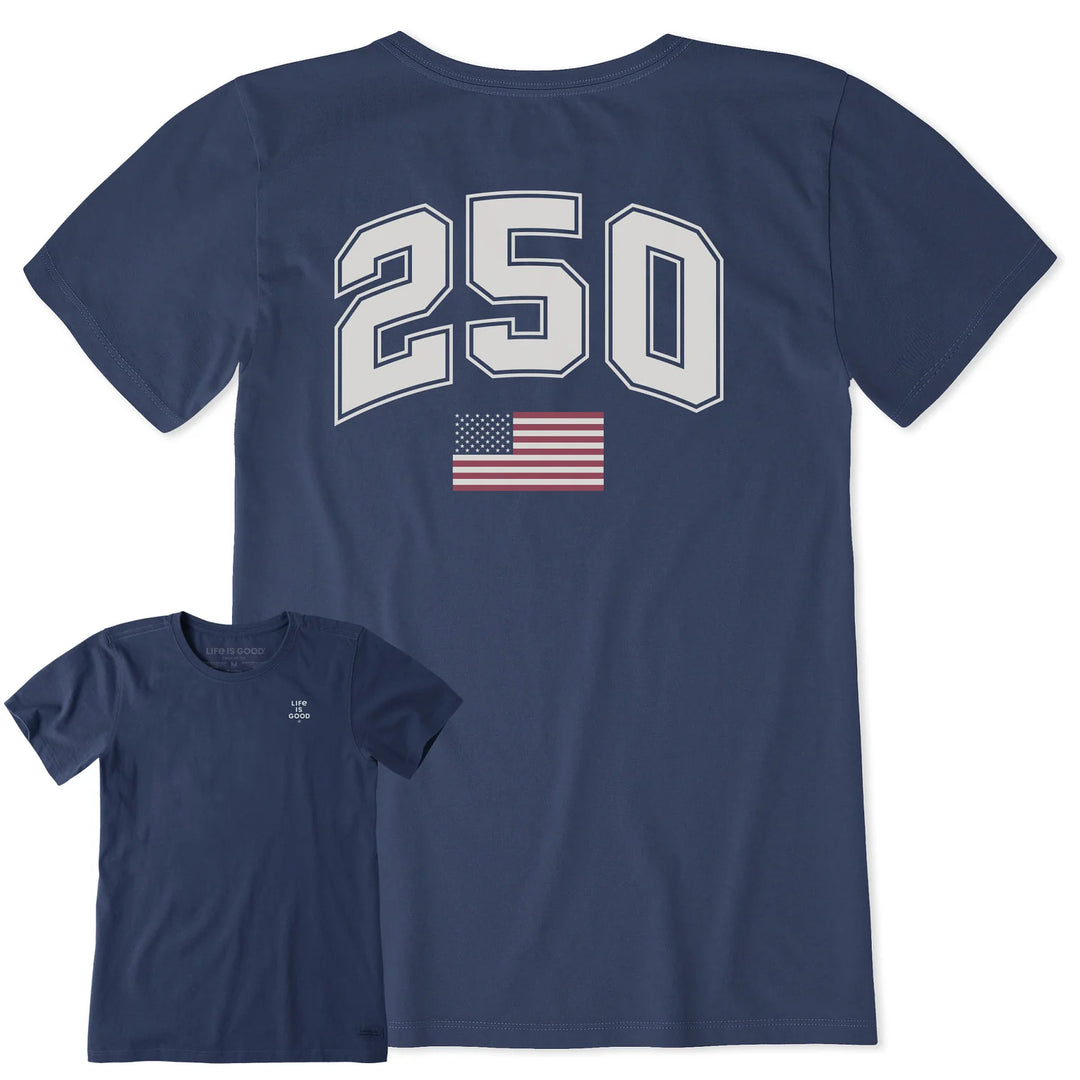 W'S S/S Crusher Tee Bert's 250 Flag