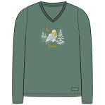 W's L/S Crusher Vee Peace Owls