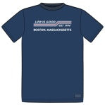 M's S/S Crusher Tee Stripes, New Bern Name Drop