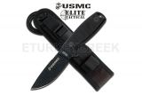 USMC Elite Tactical Fix Blade Knife 8" Overall