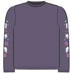 T's L/S Crusher Tee Unicorn Flowers