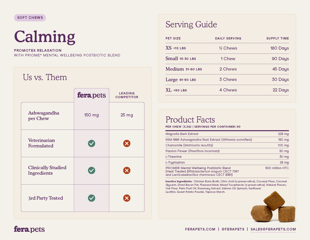 Calming Soft Chews for Dogs - 30ct