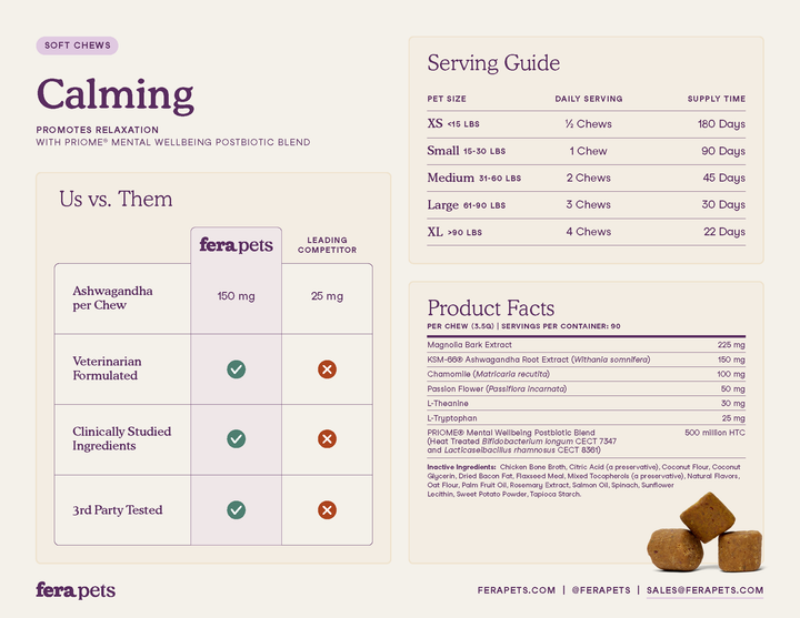 Calming Soft Chews for Dogs - 30ct