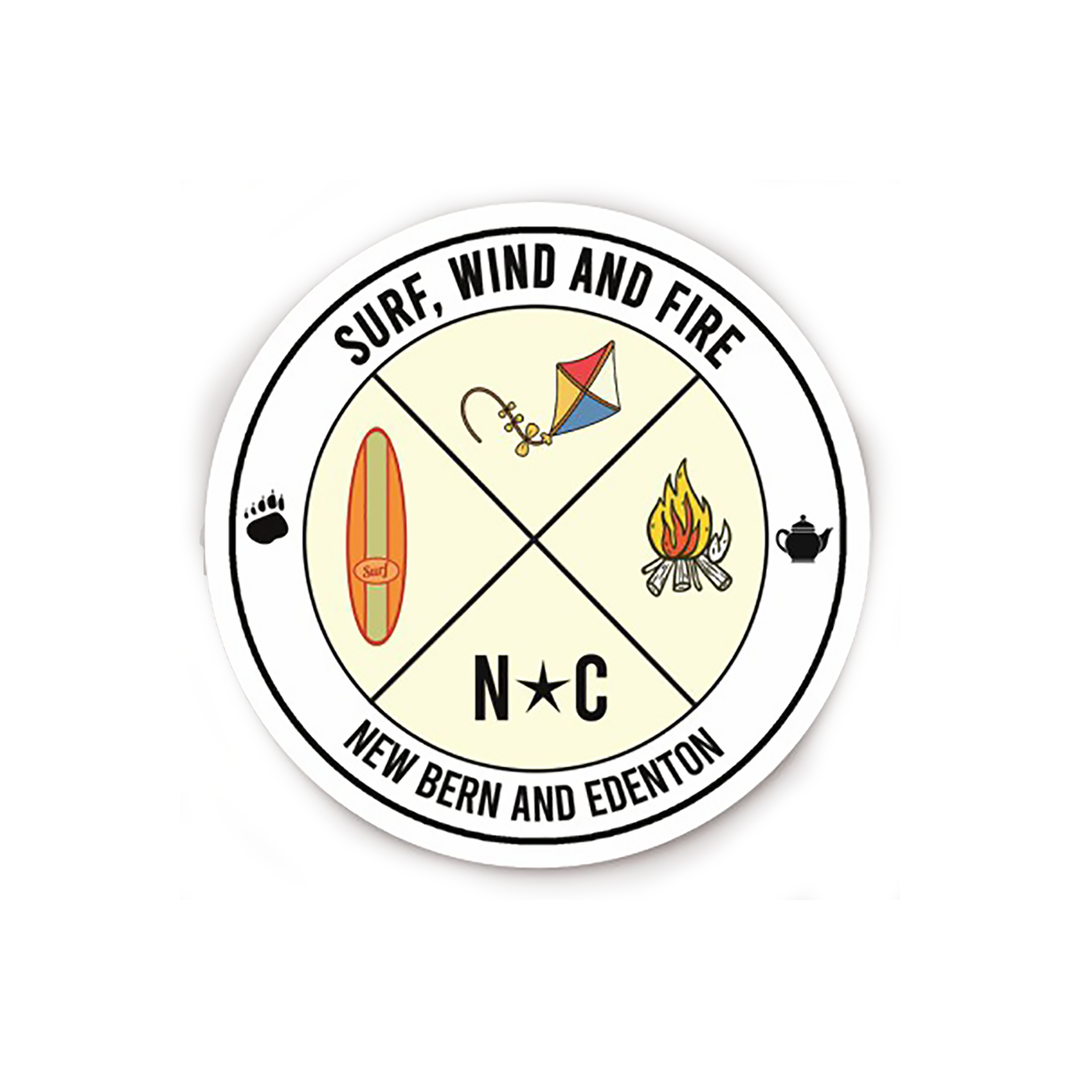 SWF Board, Kite, Campfire Sticker