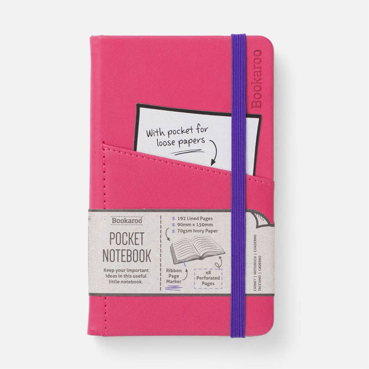 Bookaroo A6 Pocket Notebook: Charcoal