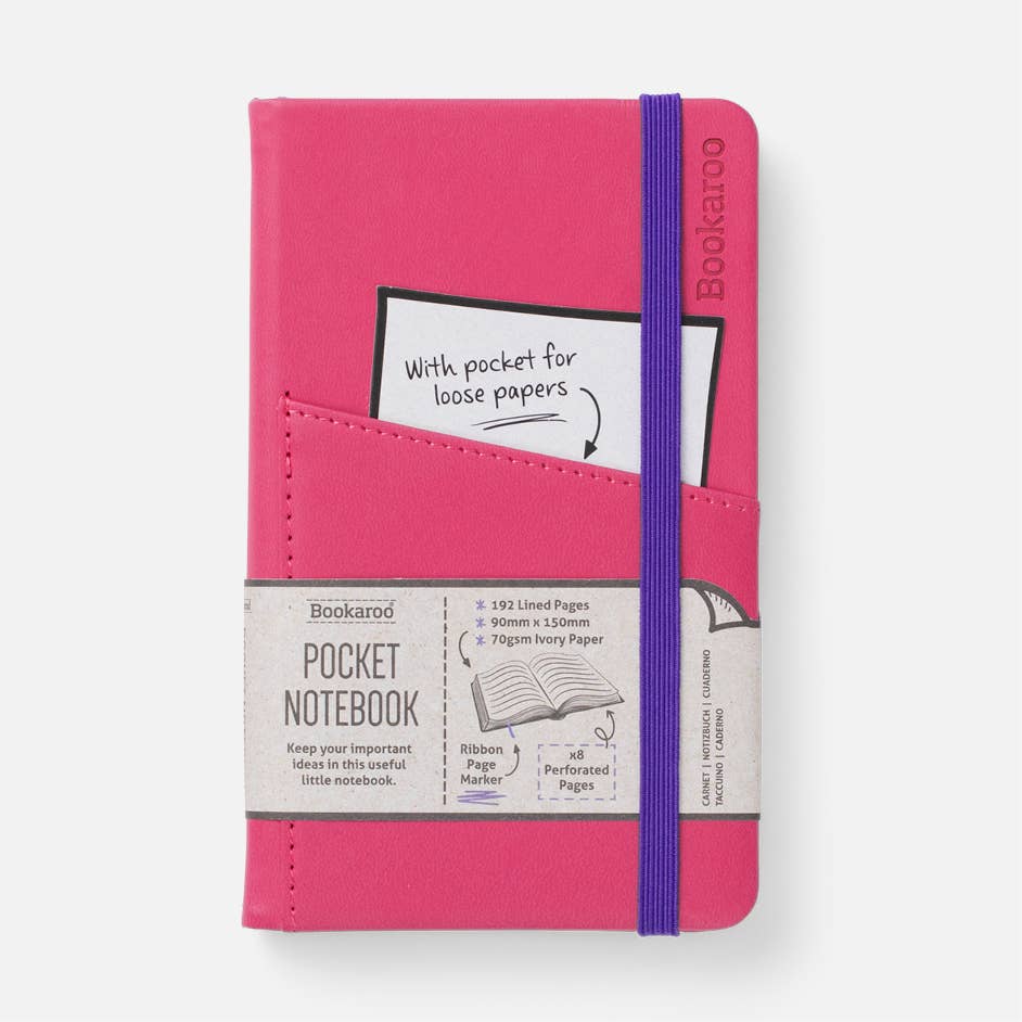 Bookaroo A6 Pocket Notebook: Chartreuse