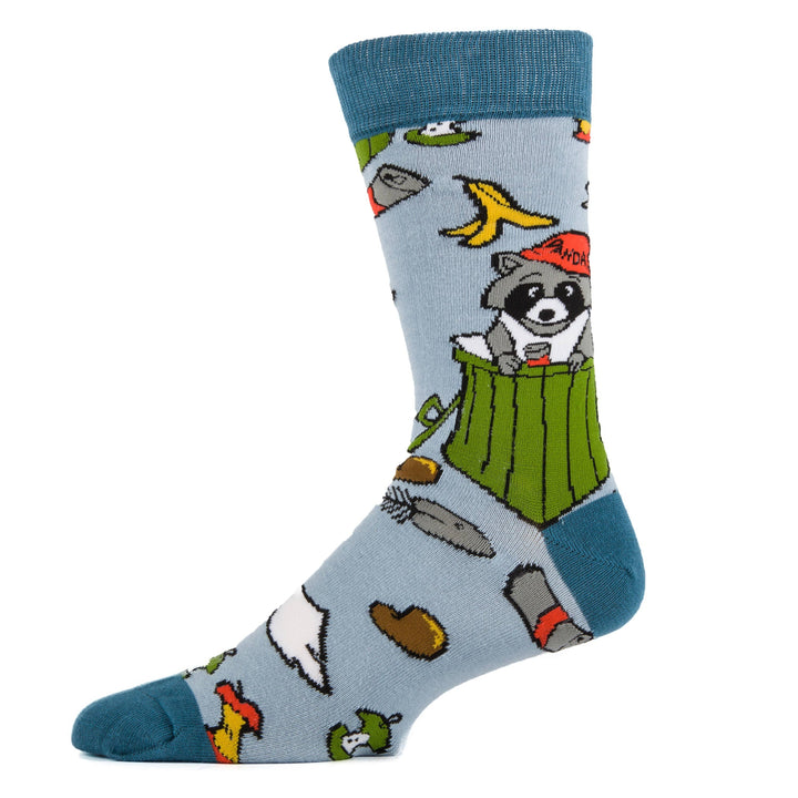 Trash Panda | Men's Cotton Crew Funny Socks