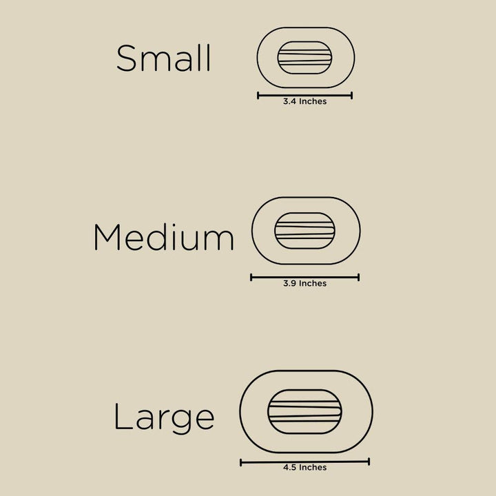 Flat Round Hair Clip | Large | Red Carpet Ready