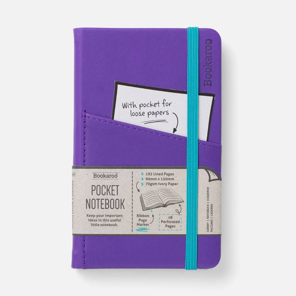 Bookaroo A6 Pocket Notebook: Orange
