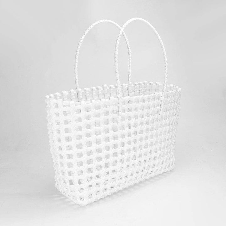Jelly Tube Tote Bag / Shoulder Bag: White