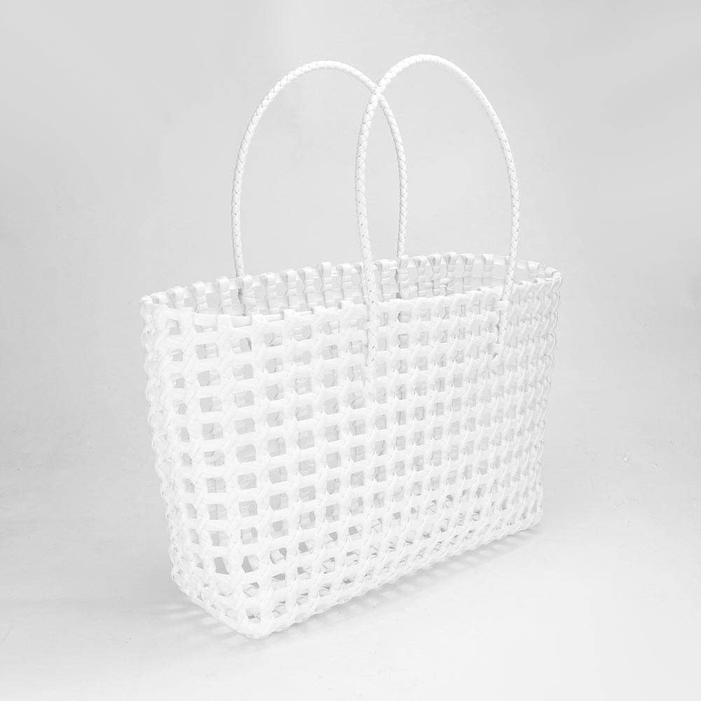 Jelly Tube Tote Bag / Shoulder Bag: Beige