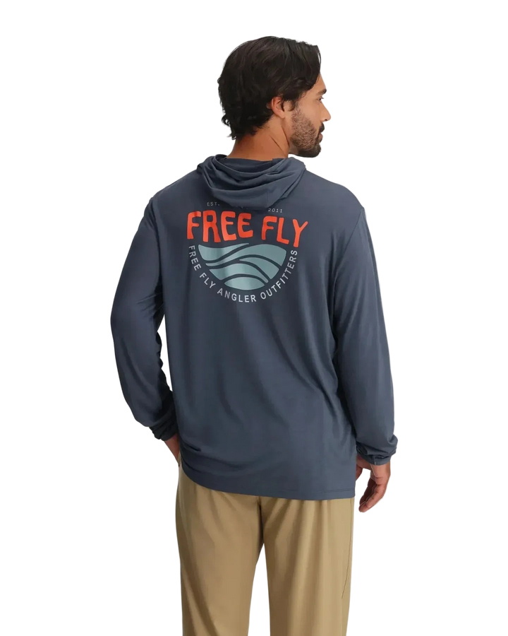 M's Bamboo Lightweight Graphic Hoodie