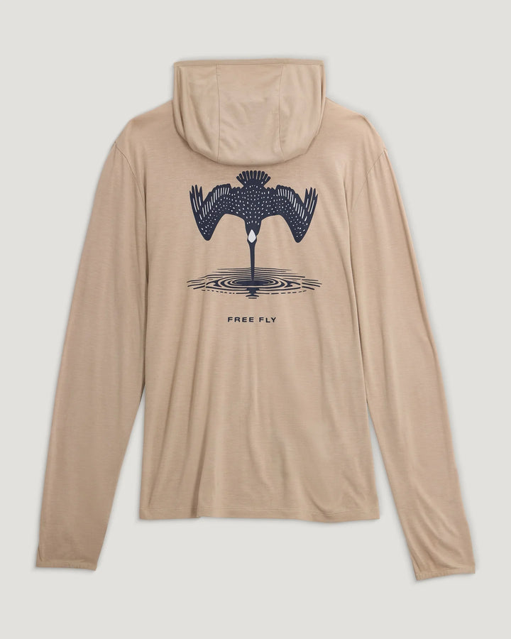 M's Bamboo Lightweight Graphic Hoodie
