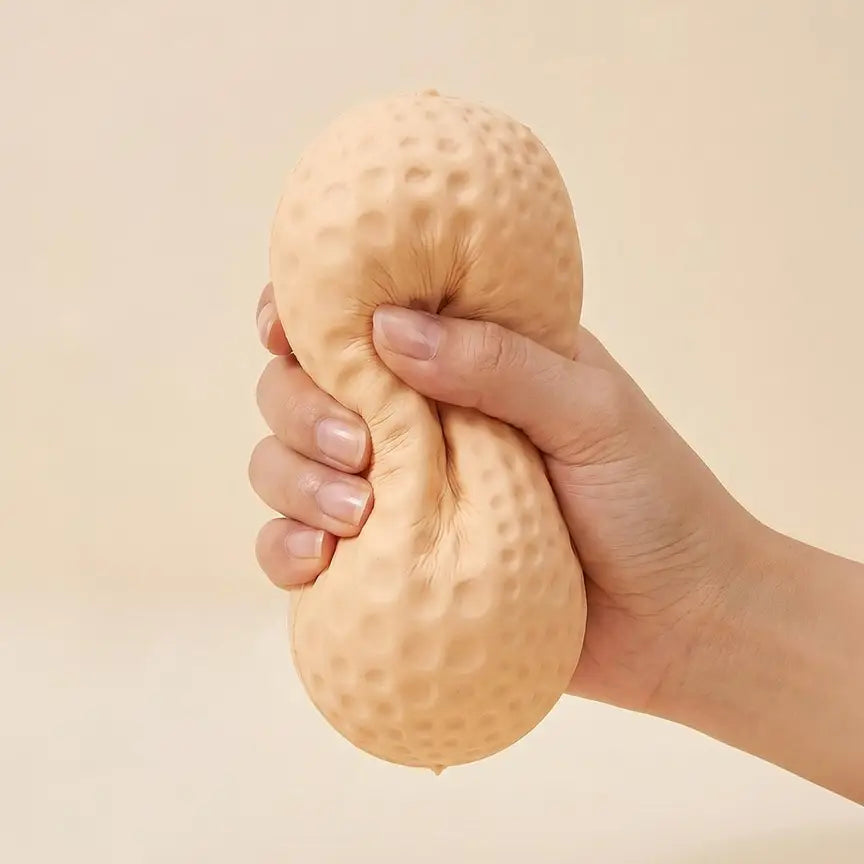 7" Jumbo Peanut Squishy Fidget Toy for Stress Relief