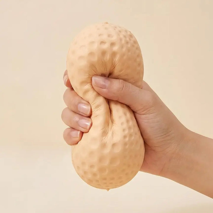 7" Jumbo Peanut Squishy Fidget Toy for Stress Relief