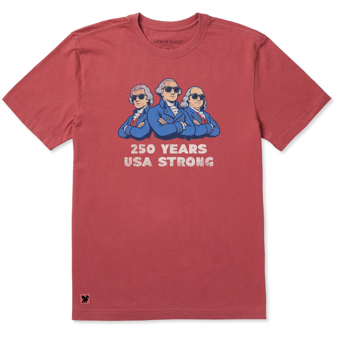 M's 250 Years USA Strong Founders Short Sleeve Crusher Tee