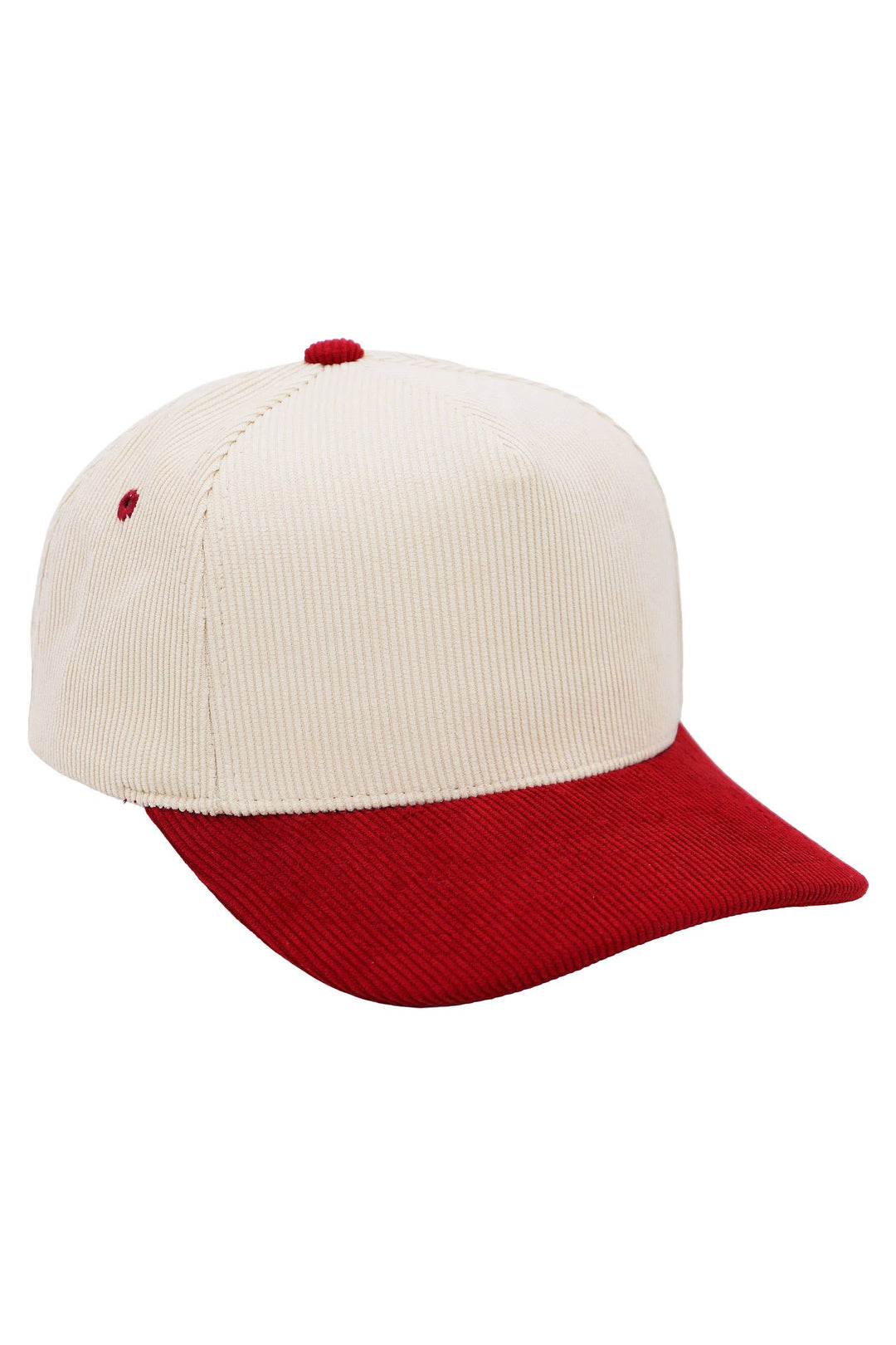 Premium Corduroy Beige Upper Baseball Cap: BEIGE/CAMEL / ONE SIZE
