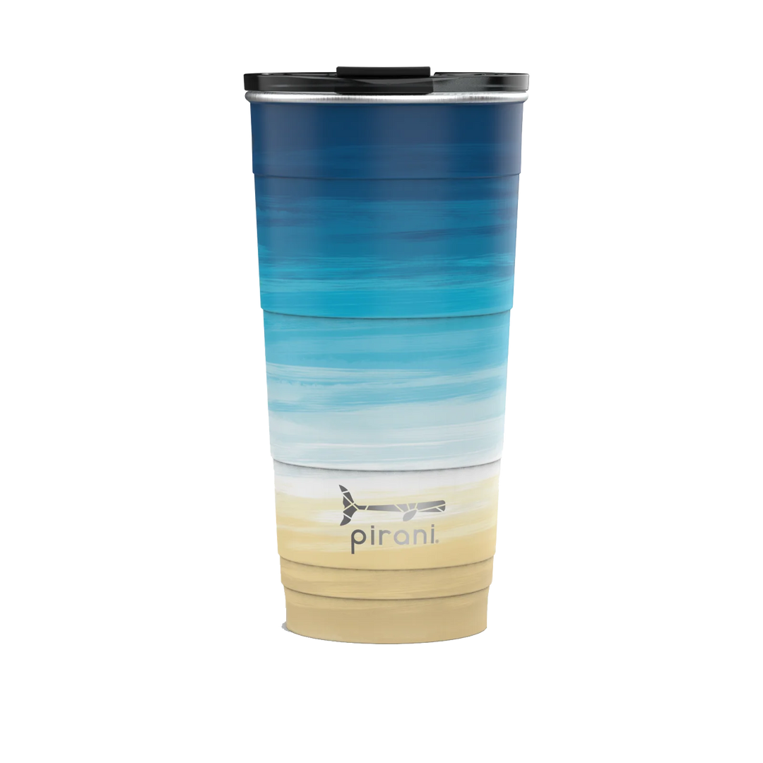 Insulated Stackable Tumbler 26oz, Ombre-Sand Castle