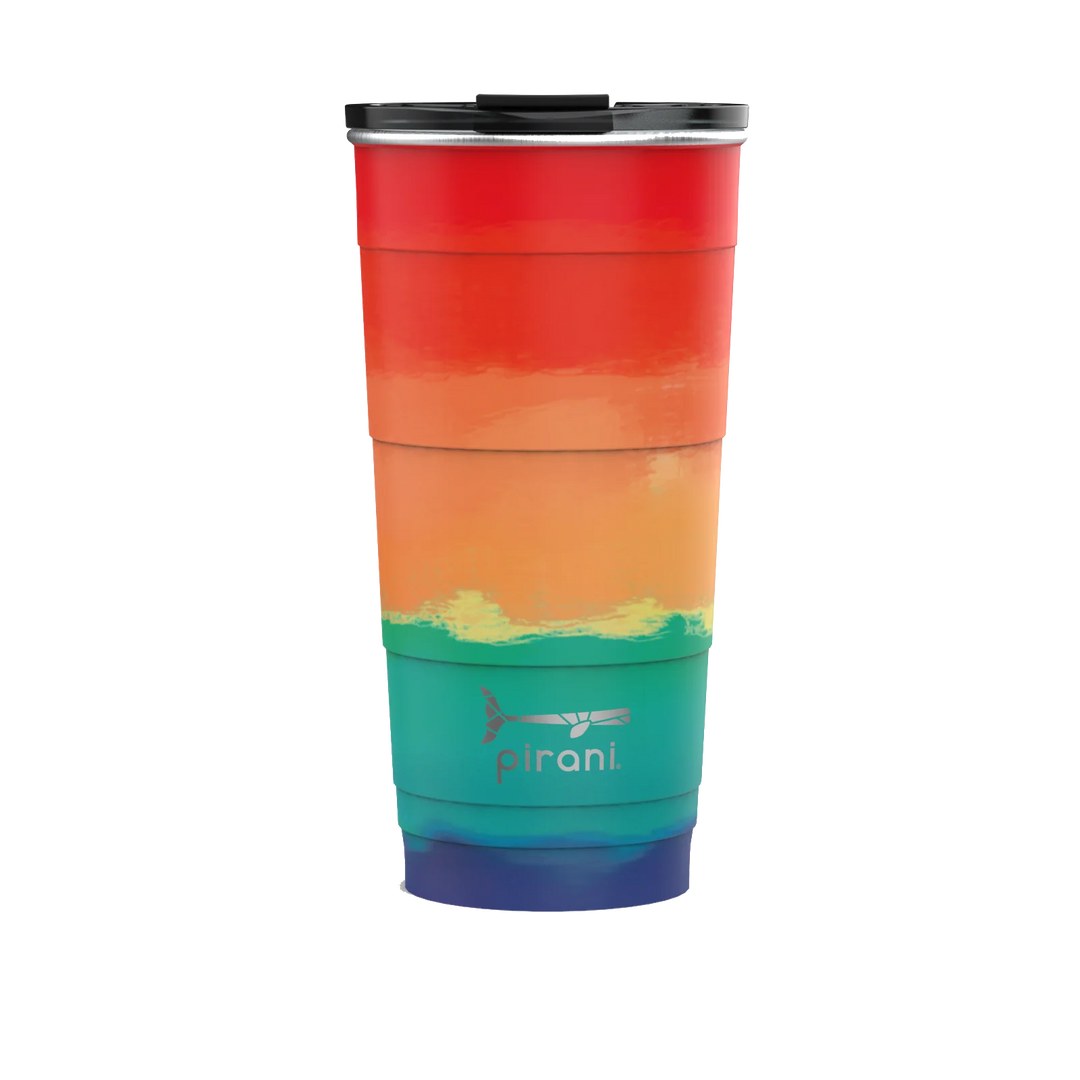 Insulated Stackable Tumbler 26oz, Ombre-Sunset