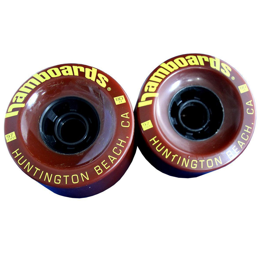 Hamboards Carving Wheels — Cast Polyurethane | Set of 4 | Chocolate