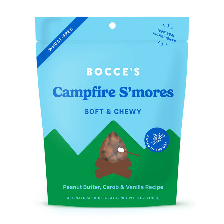 Bocce's Bakery Campfire S'mores Soft & Chewy Dog Treats 6oz