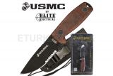 USMC Elite Tactical Fix Blade Knife 8" Overall