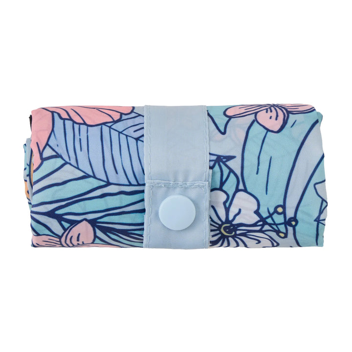 Roll and Go Tote Tropical Floral Pattern