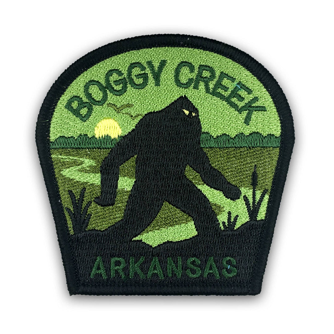 Boggy Creek, Arkansas Travel Patch: Iron-on