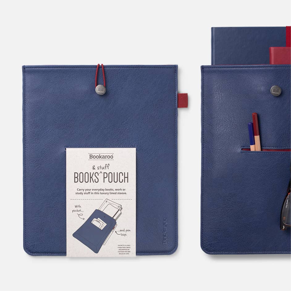 Bookaroo Books & Stuff Pouch: Fern and Cream