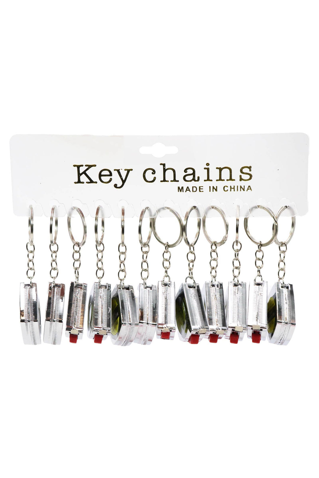 Mini Silver Self-locking Measuring Tape - 1m/3ft