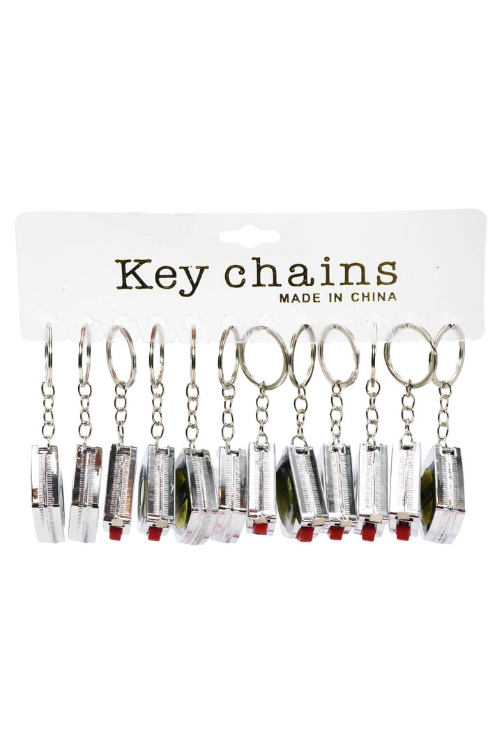 Mini Silver Self-locking Measuring Tape - 1m/3ft