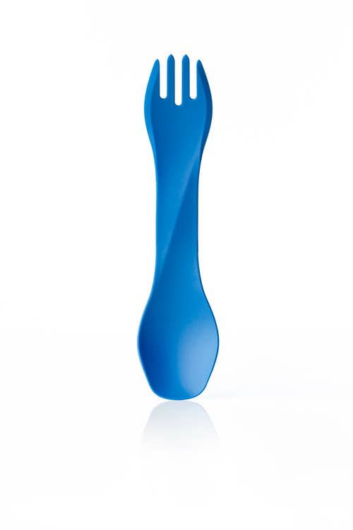 GoBites Uno Bulk - Portable Reusable Spork Utensil: Yellow