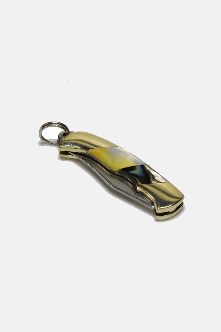 Assorted Mini Inlay Folding Knife: Antler