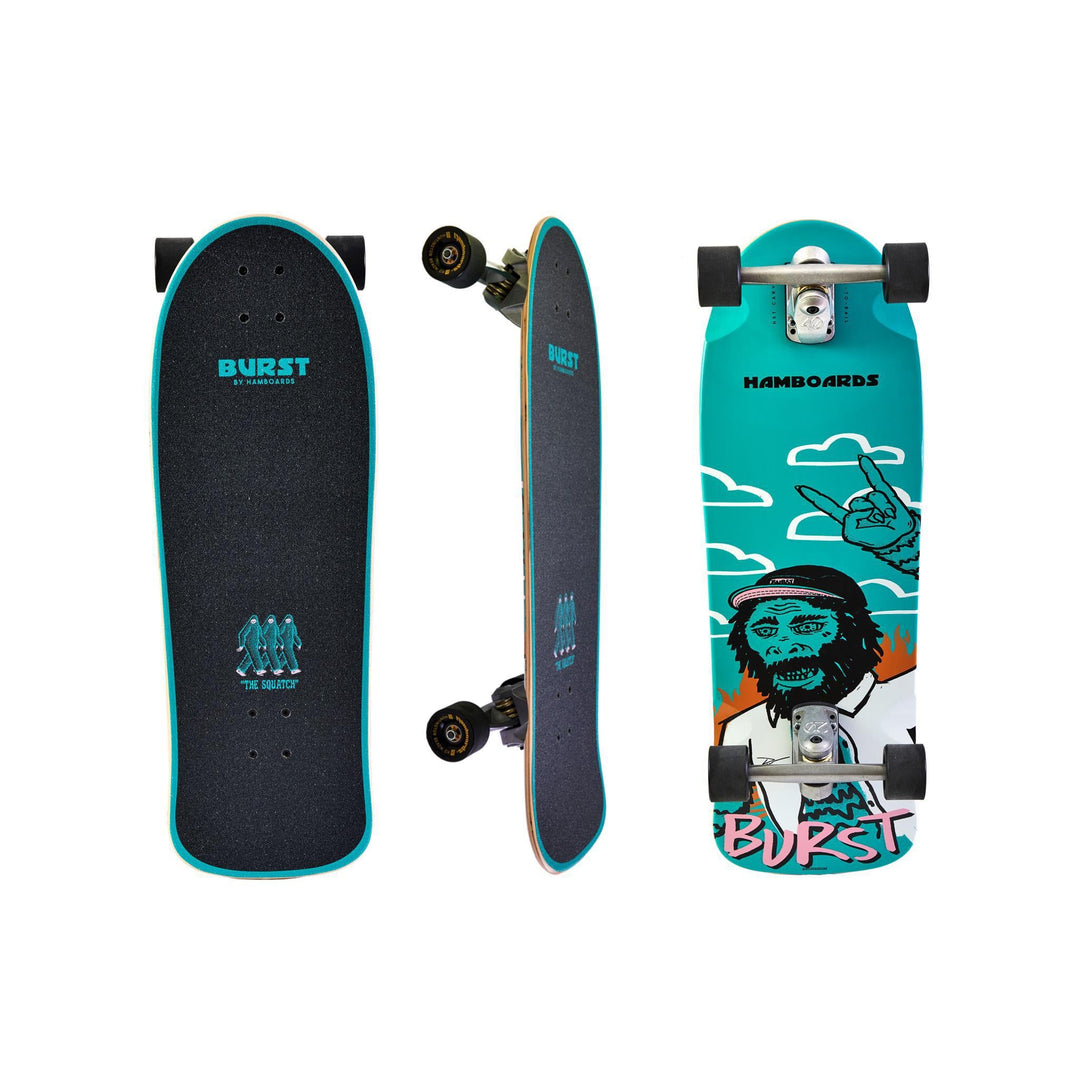 Hamboards Burst 32 — Carving Pumping Surfskate