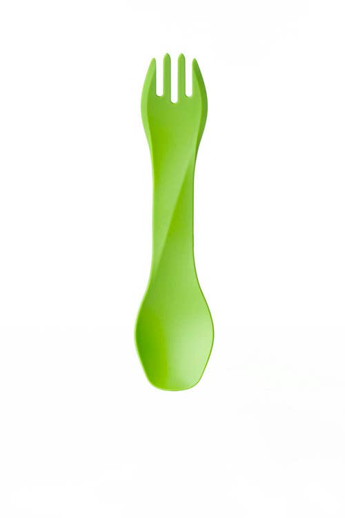 GoBites Uno Bulk - Portable Reusable Spork Utensil: Yellow