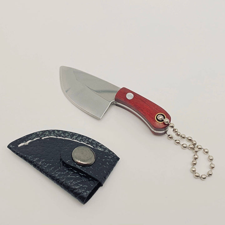 Mini Knife with Protective Sleeve and Keychain: A