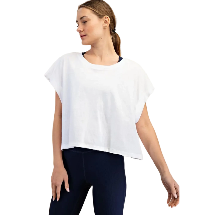 W's Cotton Sulb Open Back Top