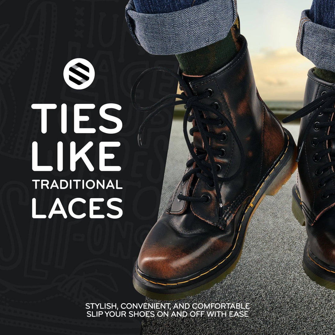 Round Elastic Stretch Shoe Laces: Dark Red / 45 in