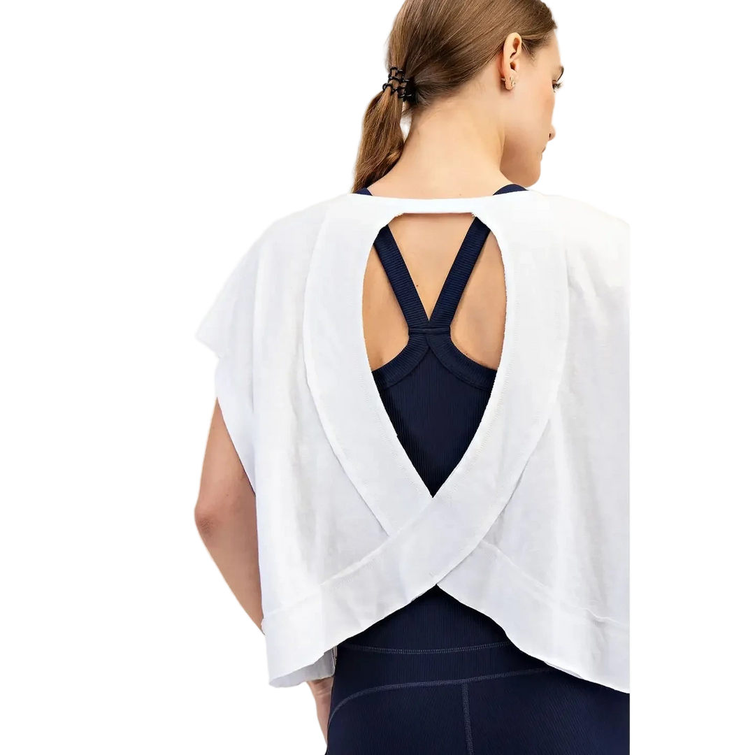 W's Cotton Sulb Open Back Top