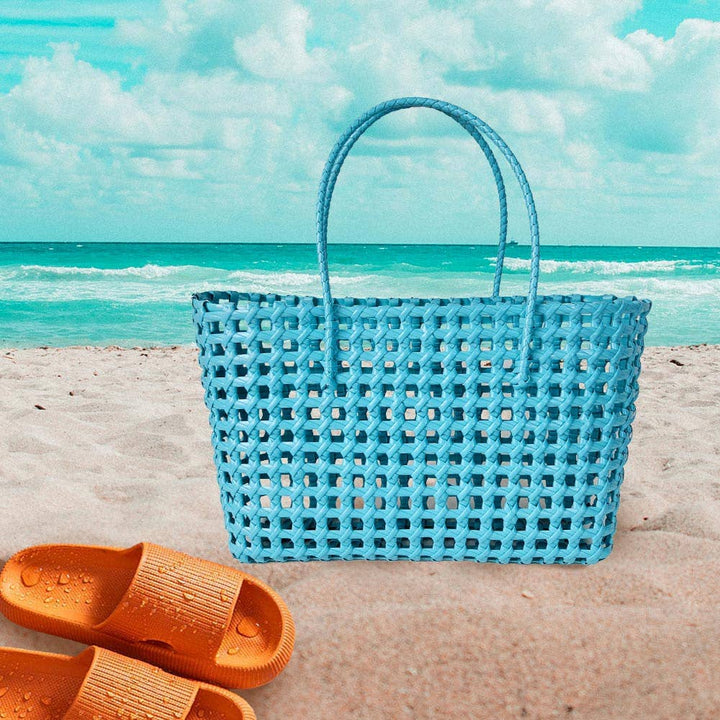 Jelly Tube Tote Bag / Shoulder Bag: White