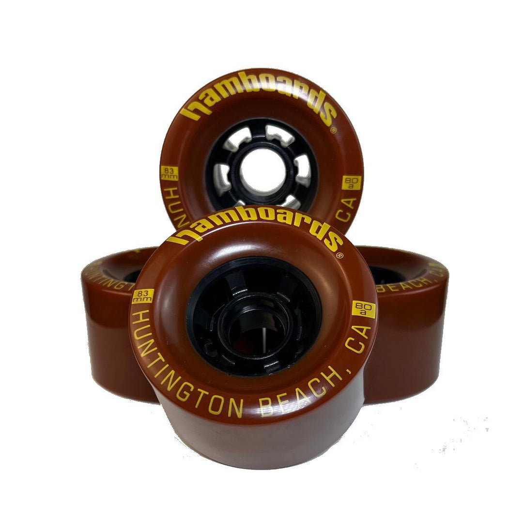 Cast PU Chocolate Wheels (Set of 4)