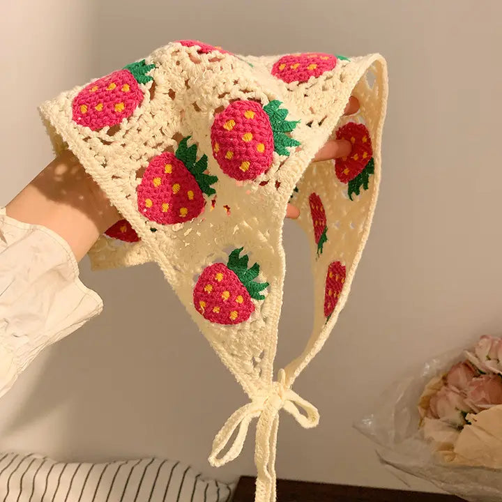 Sweet Crochet Headscarf Assorted