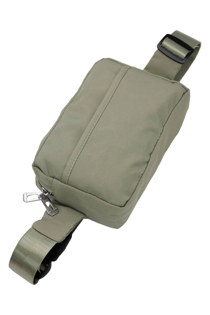 Minimal Matte Neutral Solid Belt Bag Fanny Pack: ASSORTED / ONE SIZE