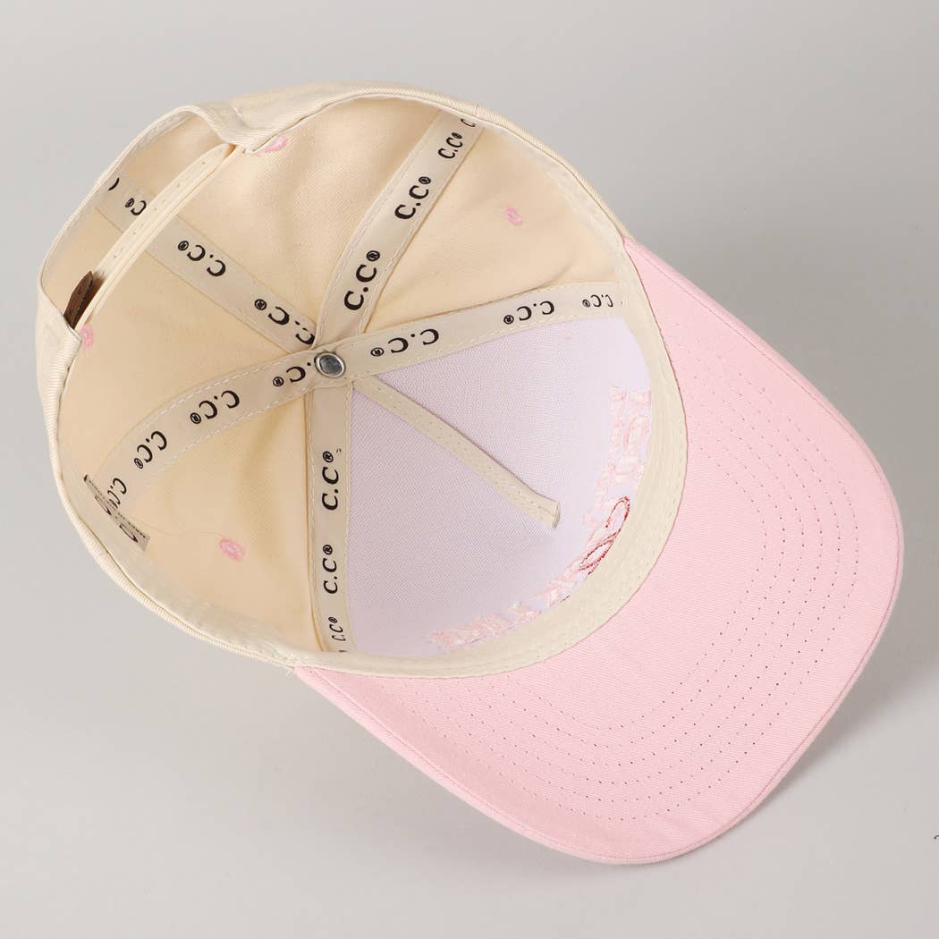 You Look Like You Love Me Embroidery Trucker Hat: Hot Pink / ONE SIZE