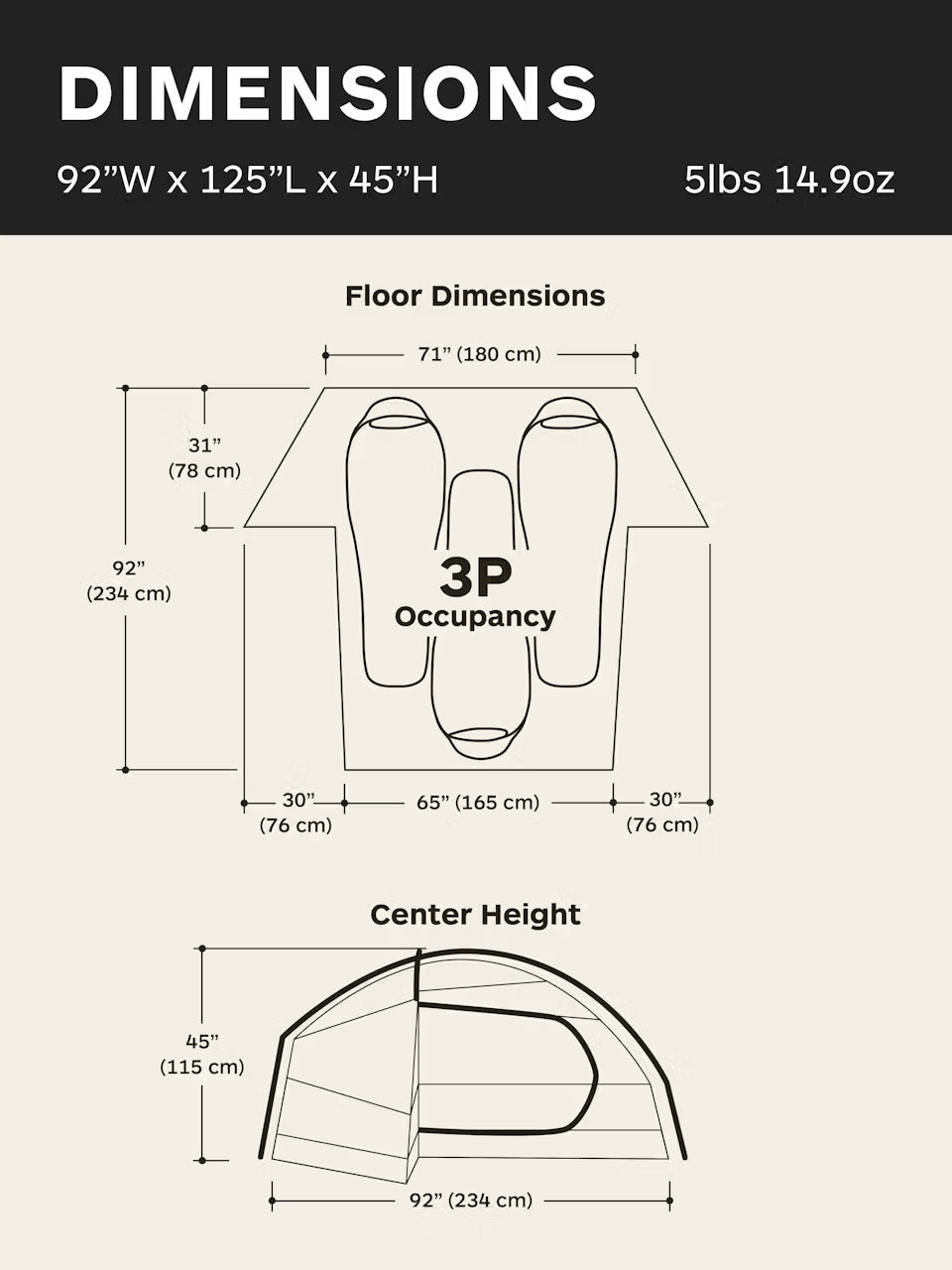 Limelight 3-Person Tent