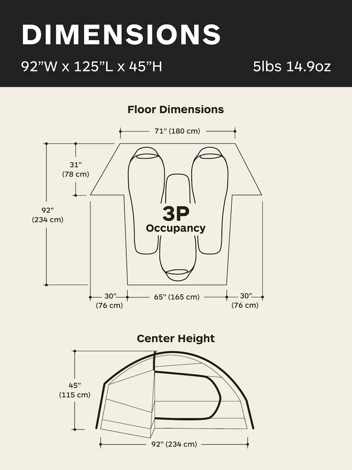 Limelight 3-Person Tent
