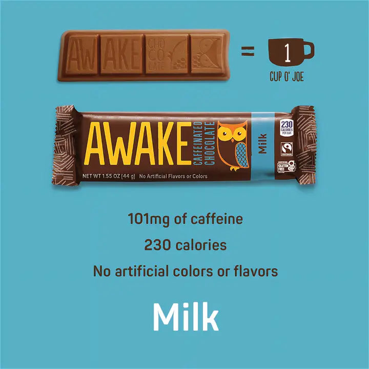 Awake Caffeinated Chocolate