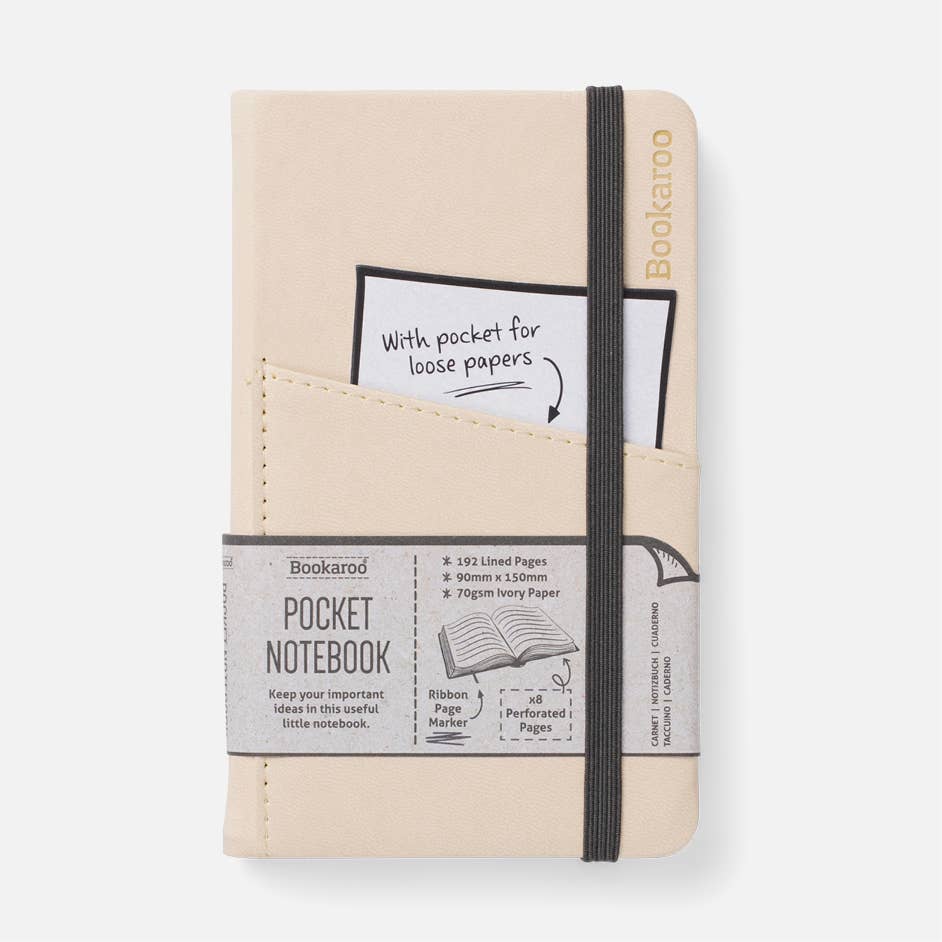 Bookaroo A6 Pocket Notebook: Orange