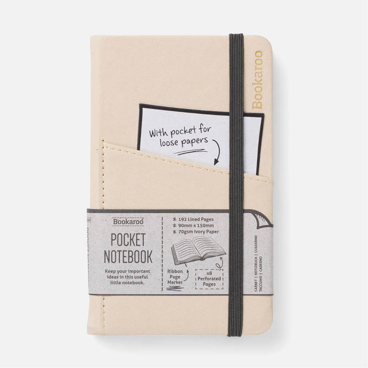 Bookaroo A6 Pocket Notebook: Charcoal