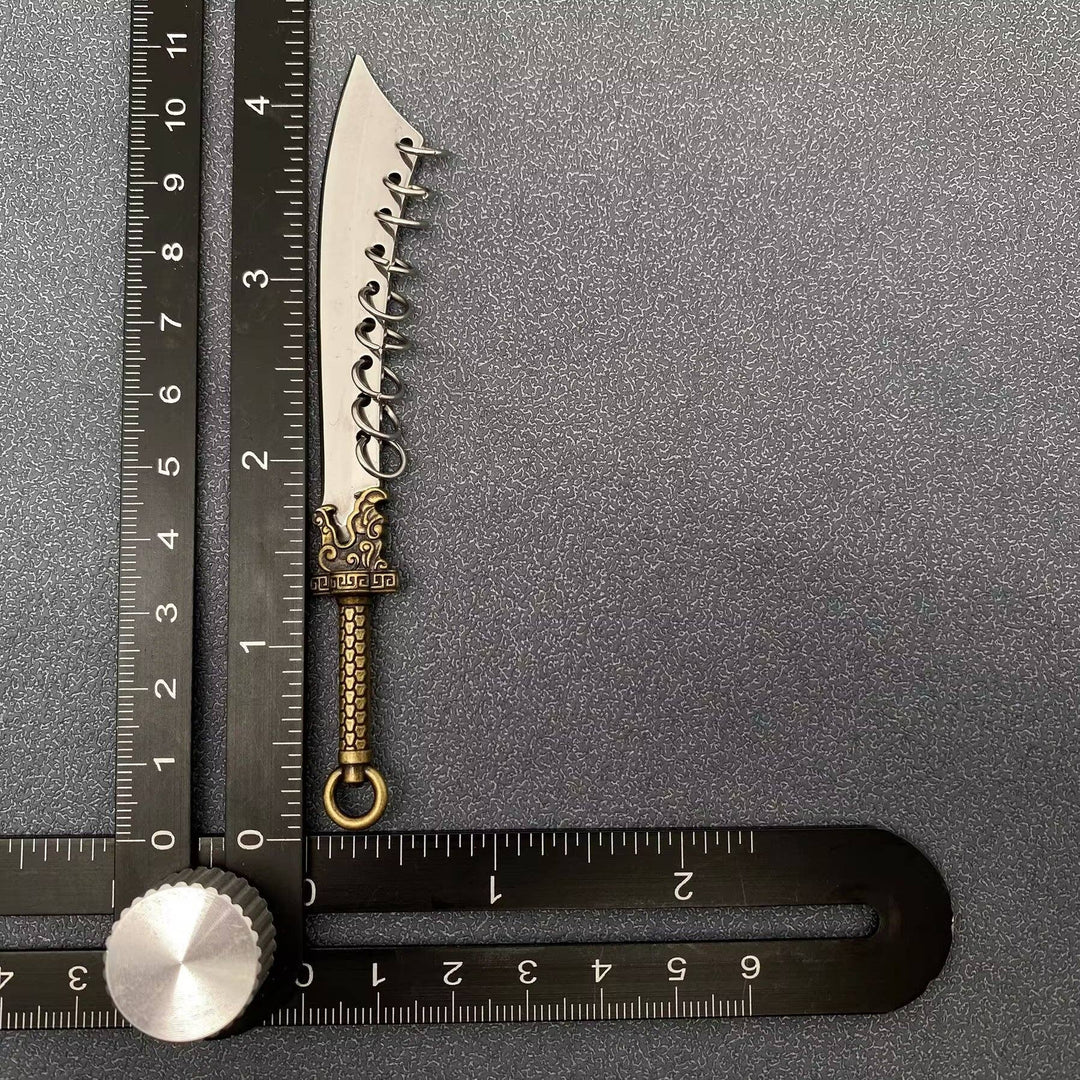 Dragon Head Mini Portable Stainless Steel Knife with Cover: B